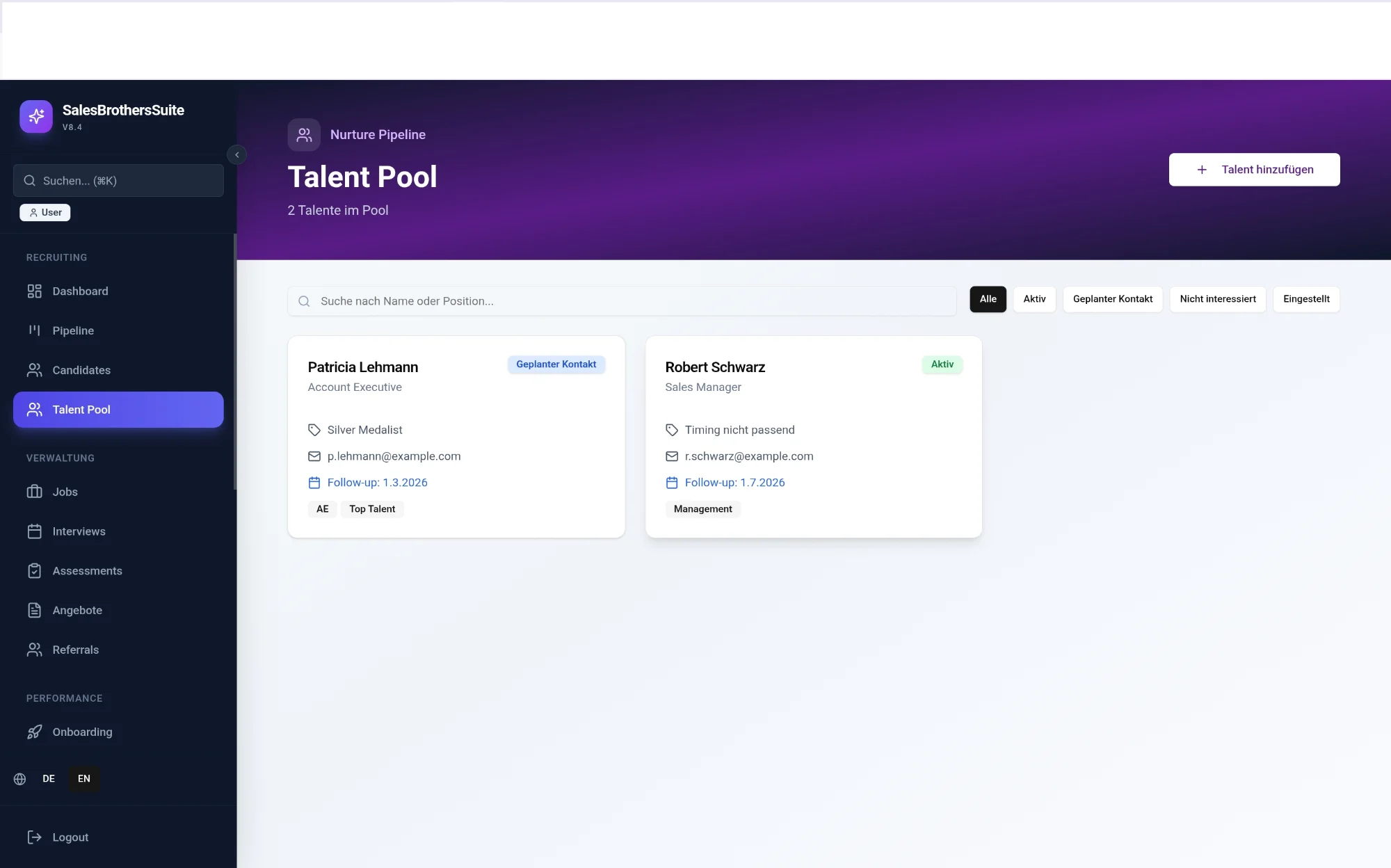 Talent Pool